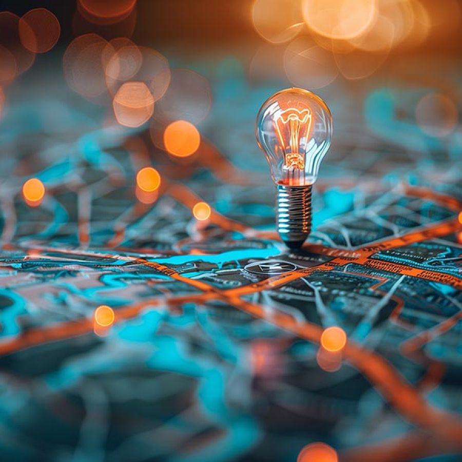 CartoFalco : Localiser sur cartes les sections du réseau non équipées de LED.